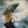 Beautiful painting - A boy is playing in rain water.forblog.jpg