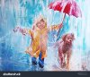 stock-photo-oil-painting-teenager-kindness-child-with-a-dog-in-the-rain-268676105.jpg