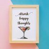 Drink Happy Thoughts, Instant Digital Download….jpeg